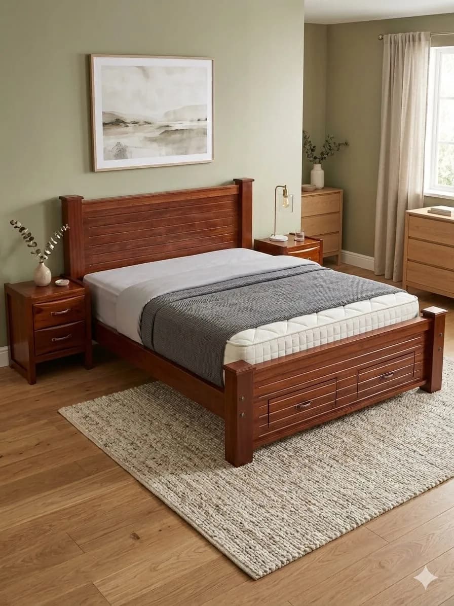 Mahogany 5*6 Bed
