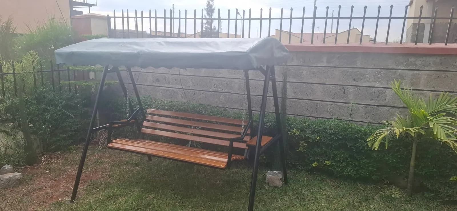 Garden Swing with Shade Top