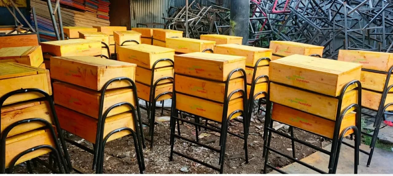 School Locker Desk