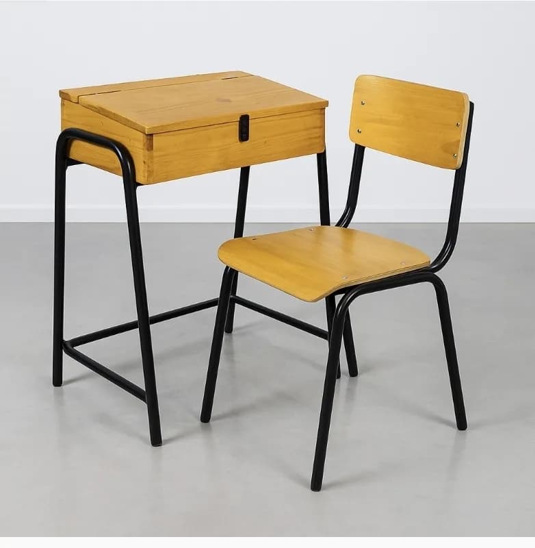 School Chairs and Locker Desk