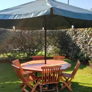 8 Seater Wooden Garden Set