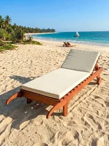 Mahogany Sun Loungers with Cushion