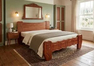 Antique Mahogany Bed - 6*6