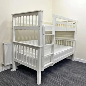 Classic White 4×6 Bunk Bed