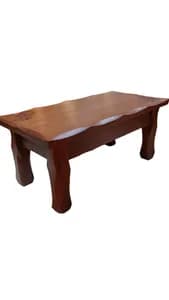 Solid Mahogany Antique Coffee Table – 1200mm × 750mm