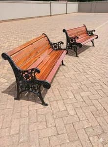 3 Seater Cast Iron and Wooden Garden Bench – Was KSh 29,000, Now KSh 27,000 Each
