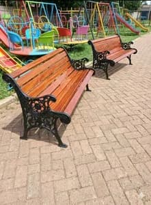 3 Seater Cast Iron and Wooden Garden Bench – Was KSh 29,000, Now KSh 27,000 Each