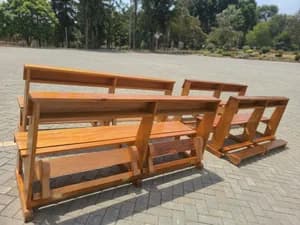 Church Pew - 7ft Solid Mahogany Wood