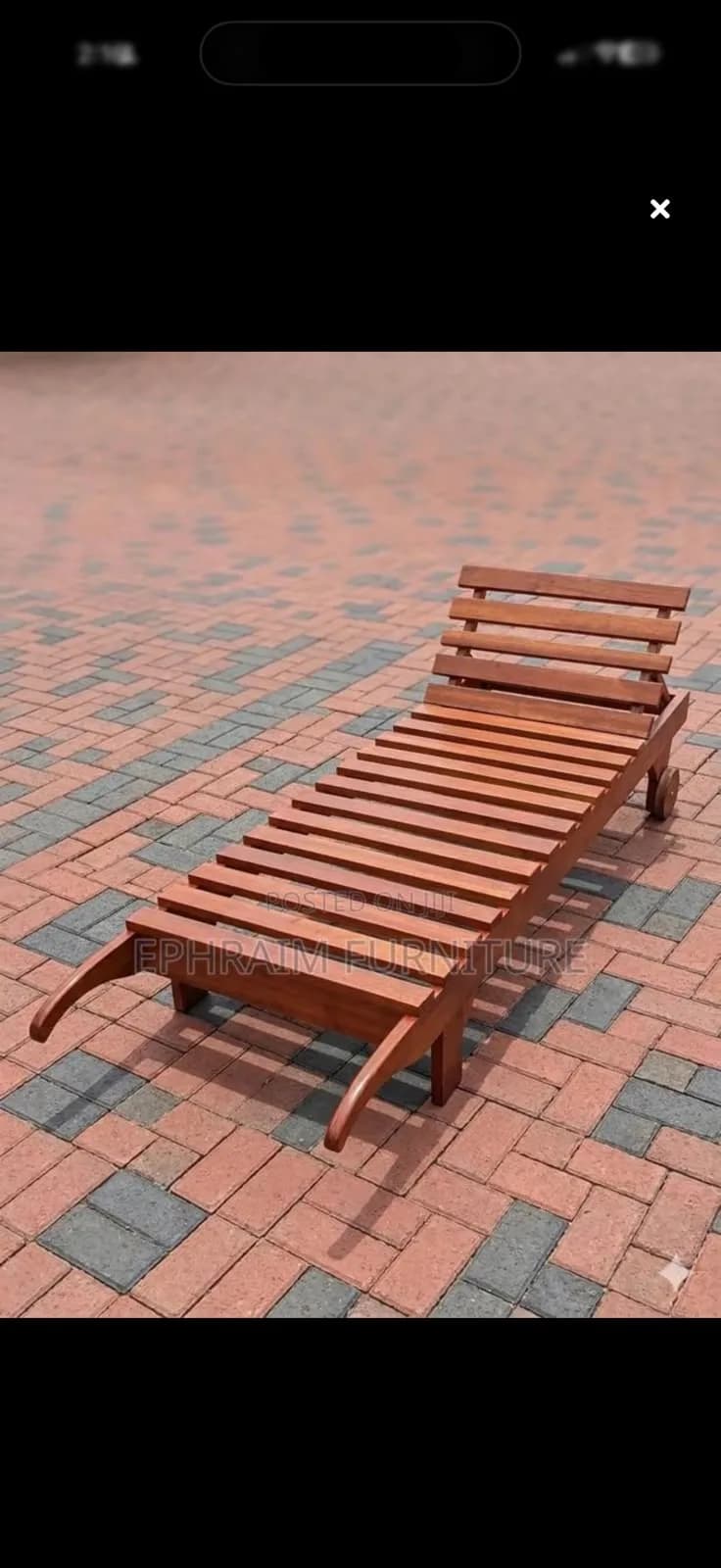 Mahogany Sun Loungers