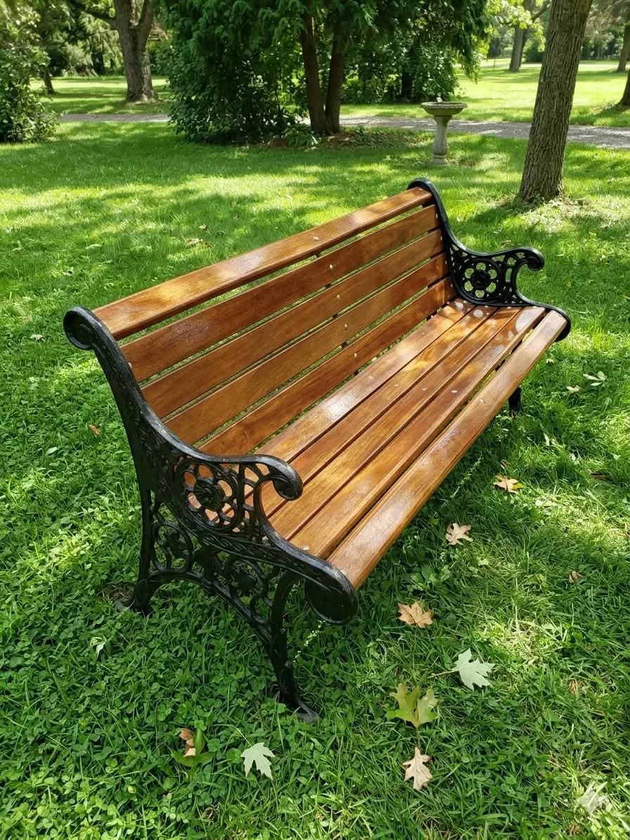 3 Seater Cast Iron and Wooden Garden Bench – Was KSh 29,000, Now KSh 27,000 Each