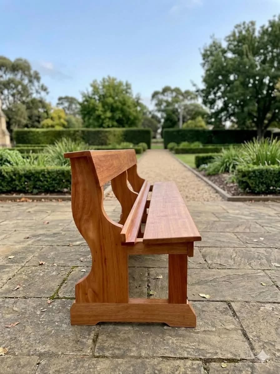 Church Pew - 7ft Solid Mahogany Wood